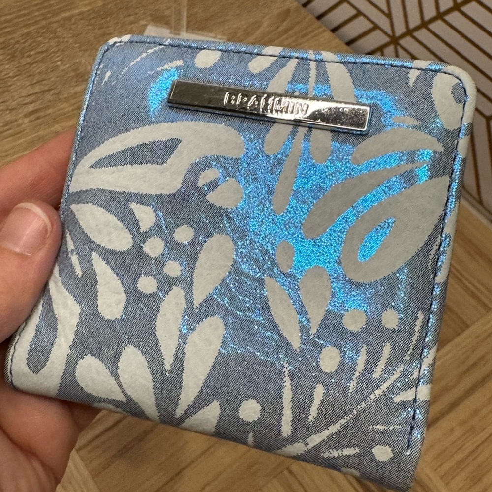 NWT Brahmin Jane Bellbottom Blue Lucent Wallet - Picture 7 of 15